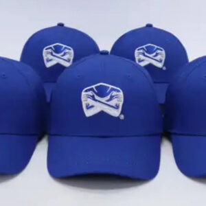 Blue Baseball Cap Logo